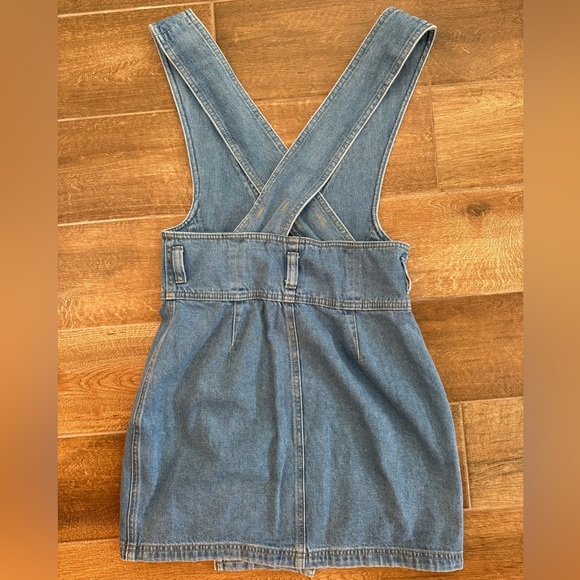 Urban Outfitters BDG Denim Mini Dress w Crossed Back -Sz S - Picture 3 of 5